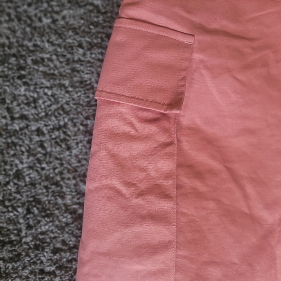 NWOT Banana Republic Factory wrap mini skirt in pink amaretti size 6 - Picture 4 of 6